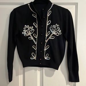 Vintage black cardigan